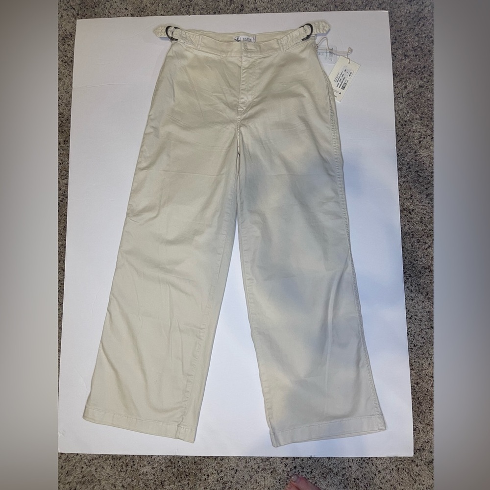 NWT Carve Designs Capri Khaki Pant, size 4